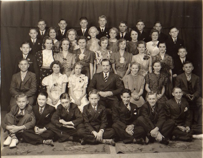 Glacius Merrill's Class about 1938 or 1939