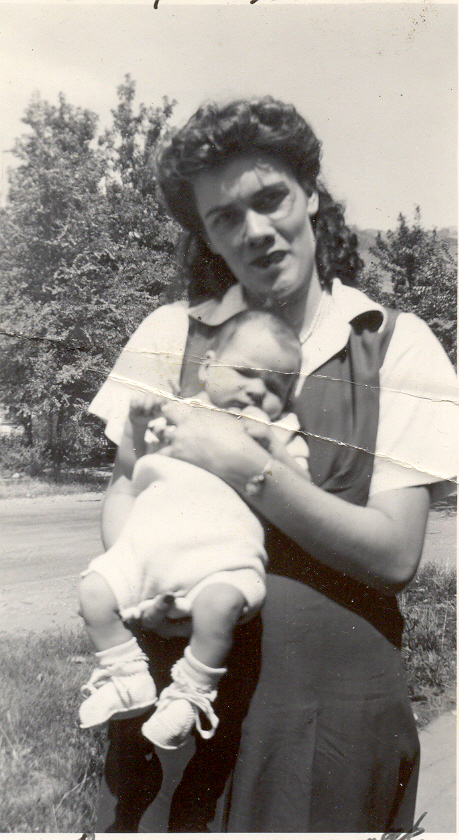 Gladys and baby Milo