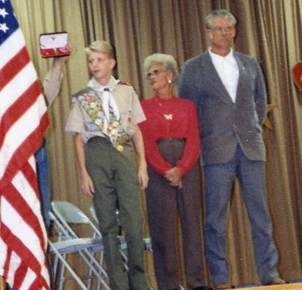 Paul Ross Eagle Court of Honor with Gladys and Milo Ross