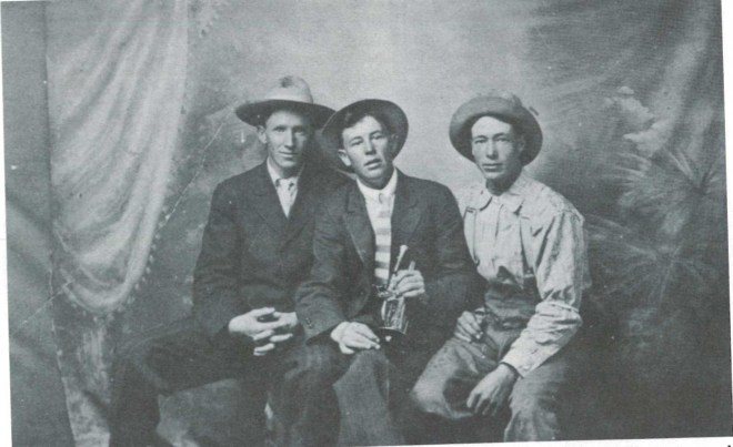 Theophilus France, in the middle, nicknamed Foghorn