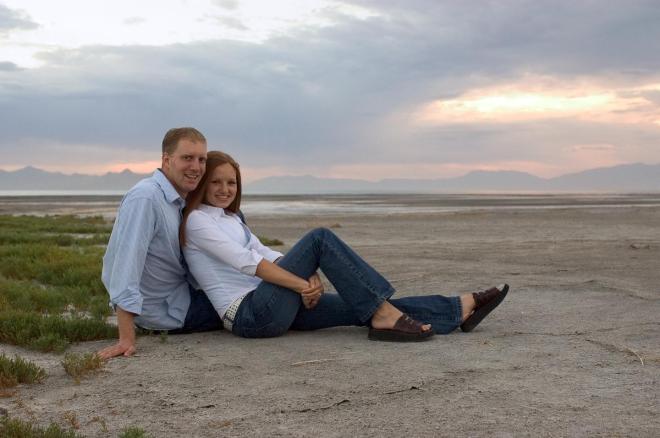 A photo with the Great Salt Lake