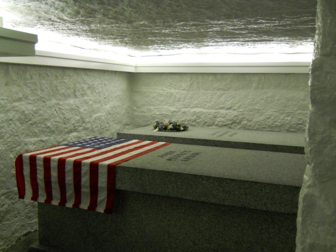 John Quincy and Louisa Adams' tombs