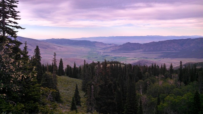 Overlooking Elba, Idaho from the Independence Lakes Trail