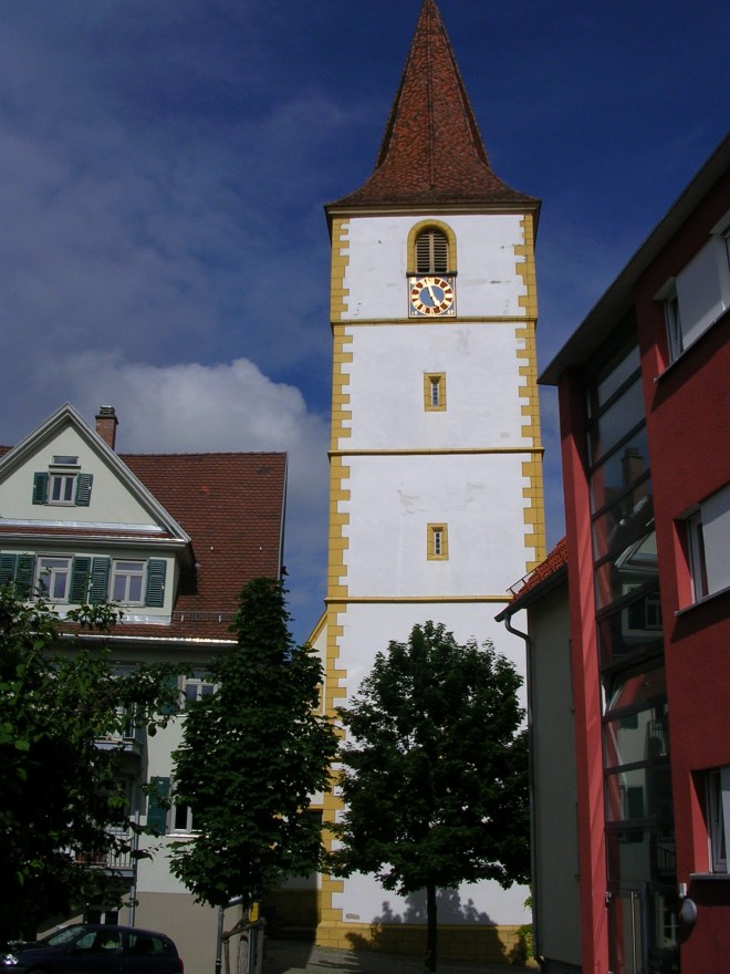 St. Mauritius Church in Holzgerlingen where the Schmid family were christened