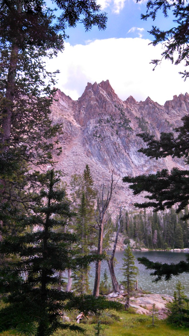 Another view of the Serrated Ridge from our camp.