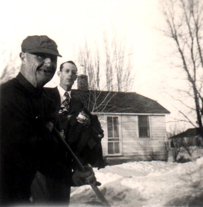 Ed Sharp and Bob (?) 17 February 1949