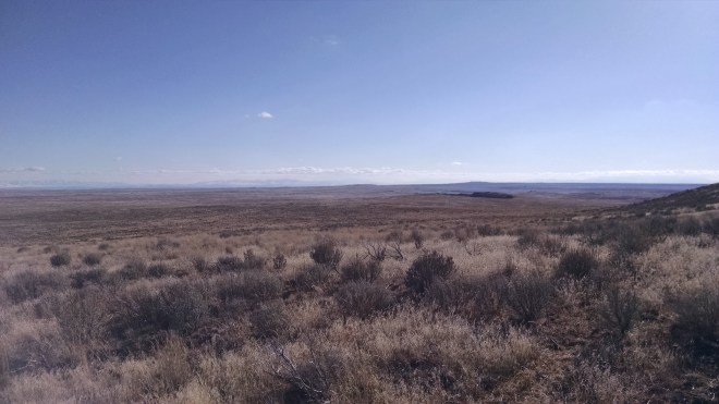 Horse Butte to the south with Cottrell's Blowout
