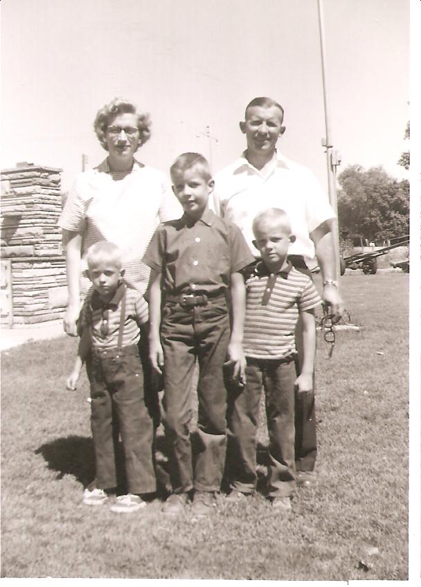 Bill and Edith with Marc, chad, and Kent