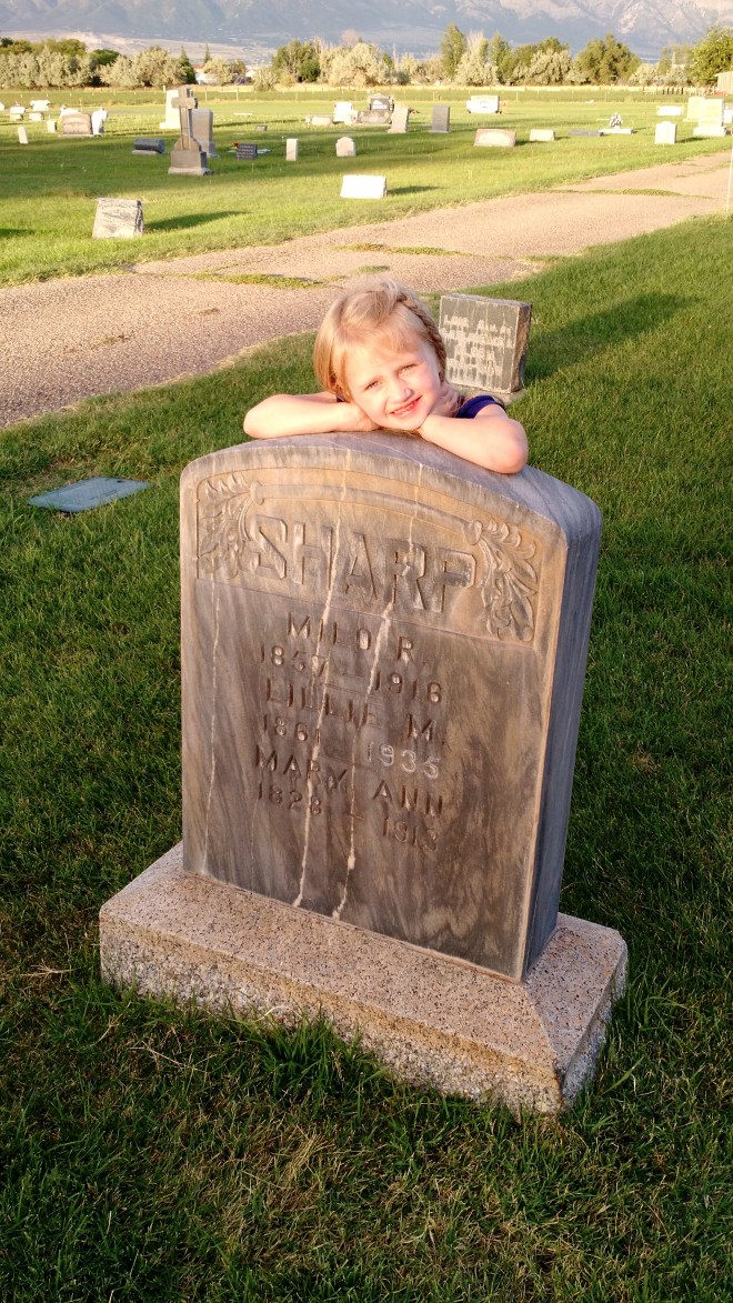 Aliza with Milo and Mary Ann "Lillie" Sharp, also Mary Ann Stoker.