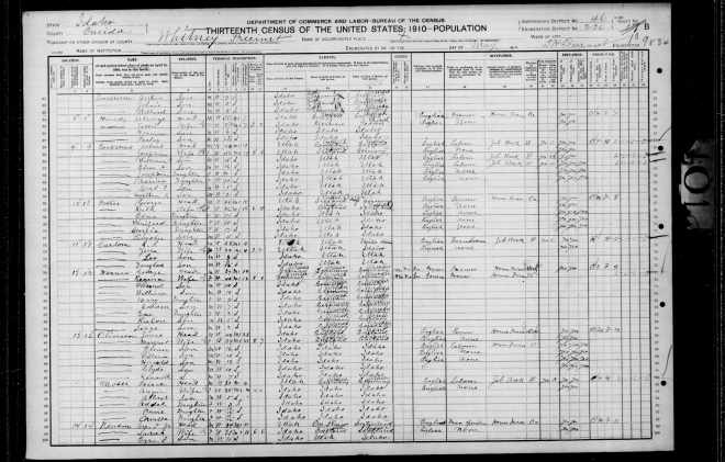 1910 Whitney Census