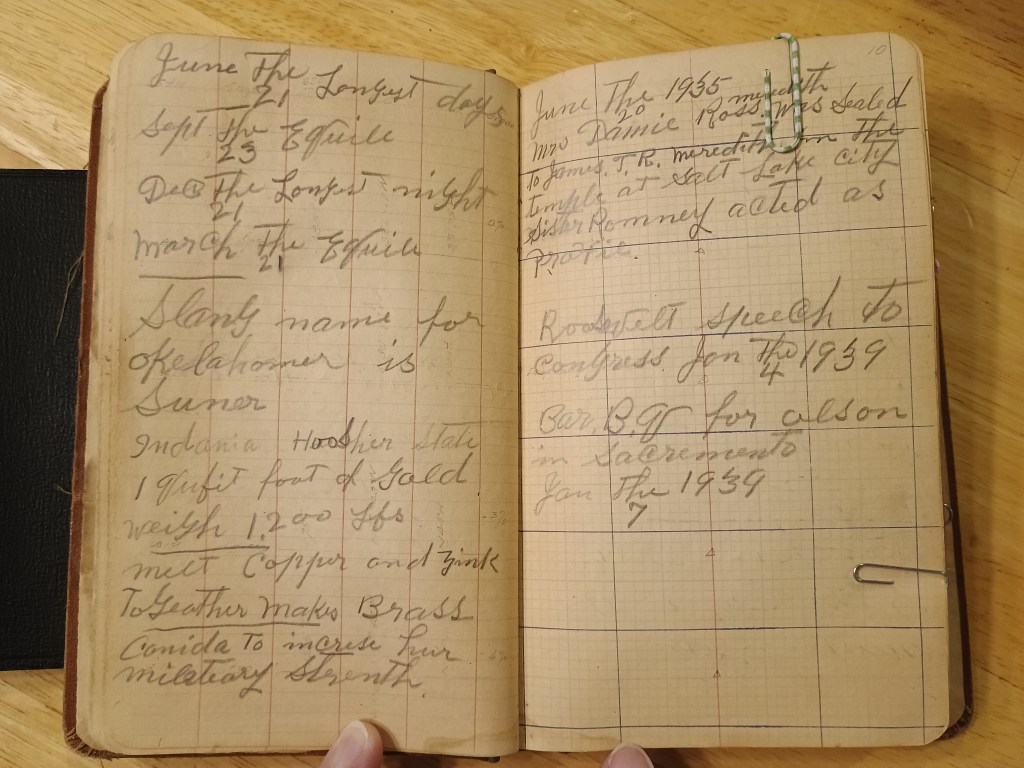 Field Book No. 704, pages 17–18