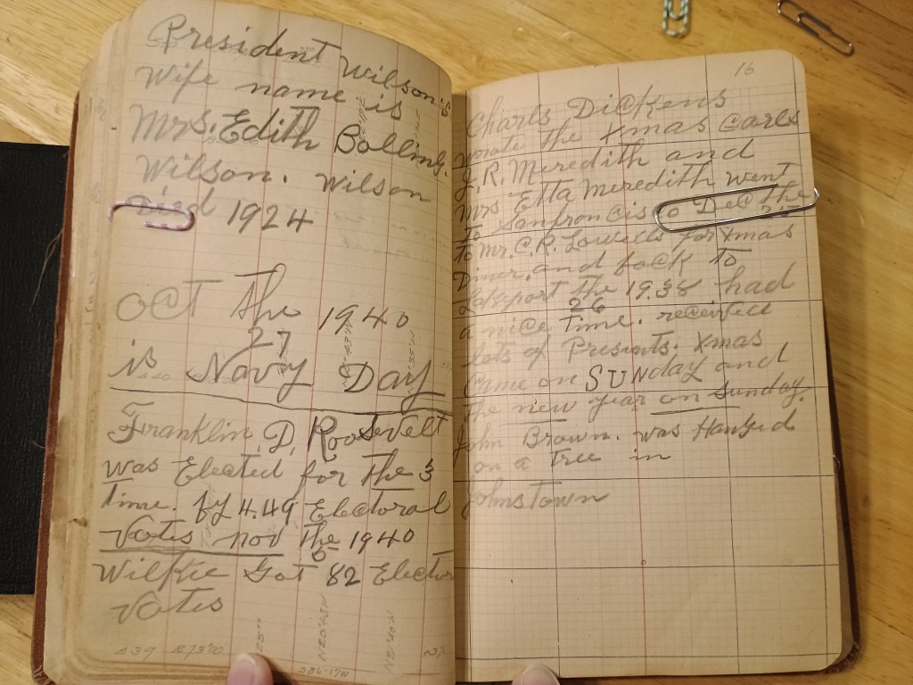 Field Book No. 704, pages 29–30