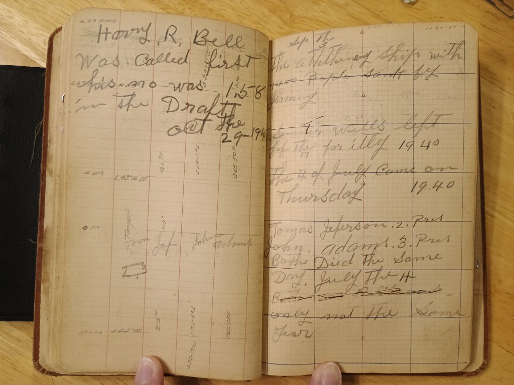 Field Book No. 704, pages 37–38