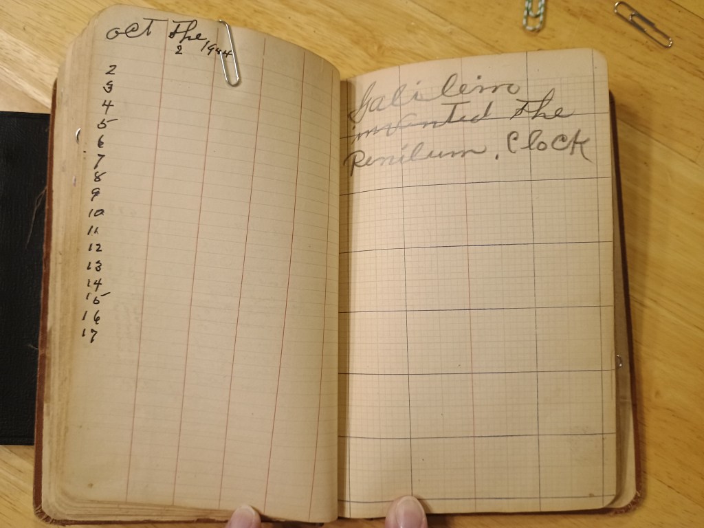 Field Book No. 704, pages 43–44