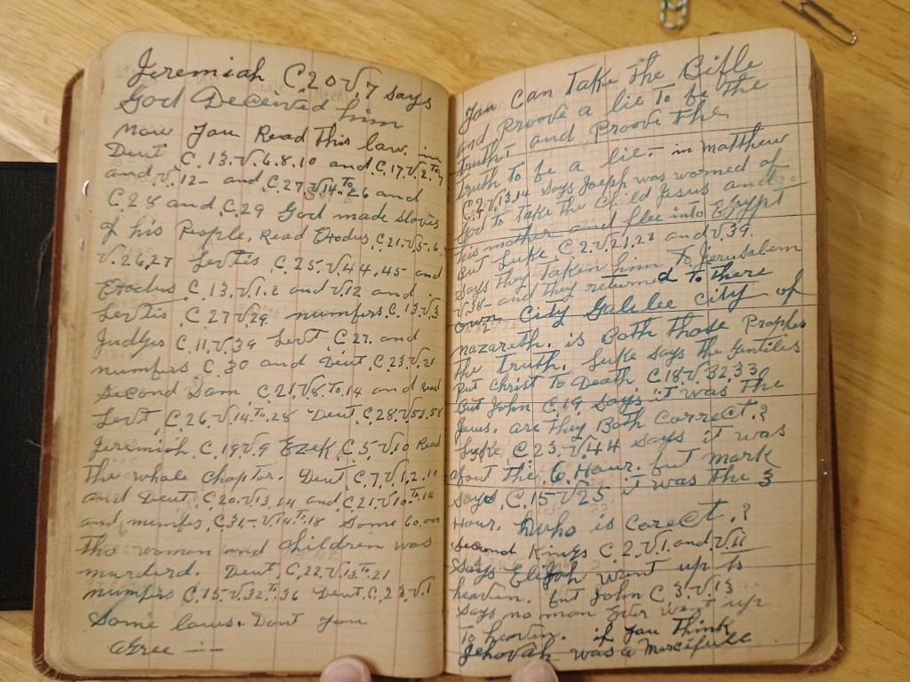 Field Book No. 704, pages 49–50