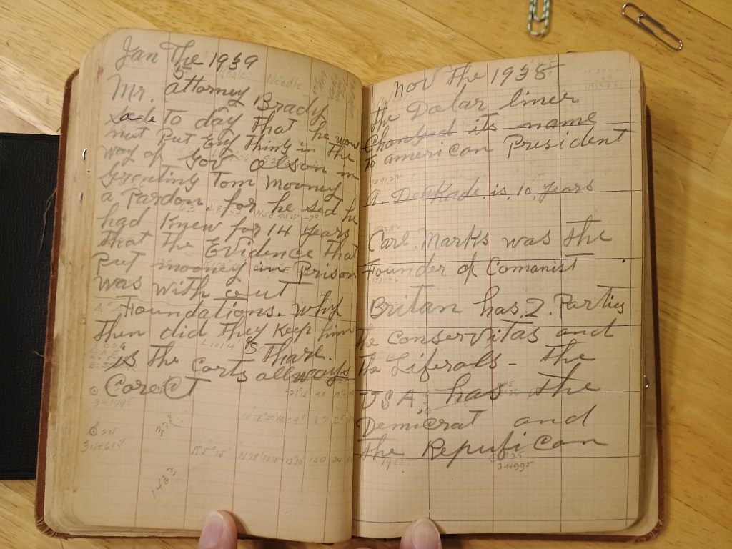 Field Book No. 704, pages 55–56