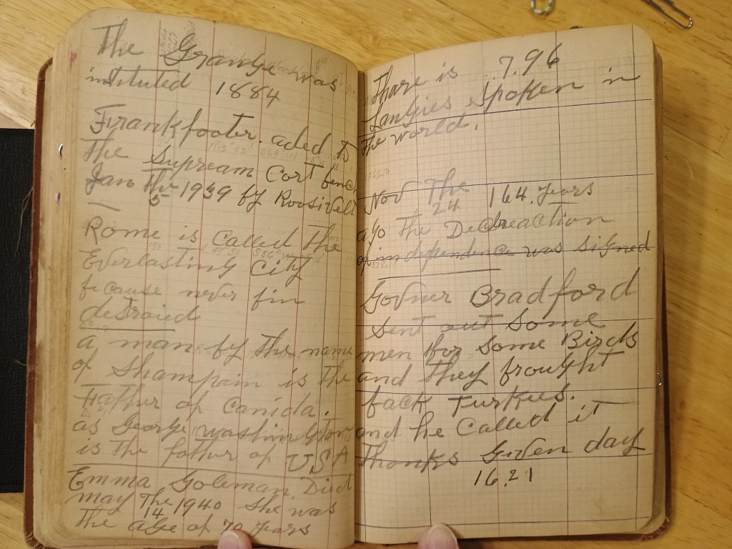 Field Book No. 704, pages 61–62