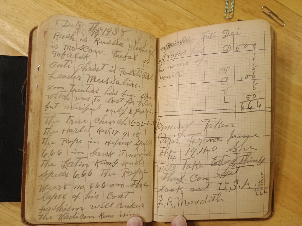 Field Book No. 704, pages 65–66