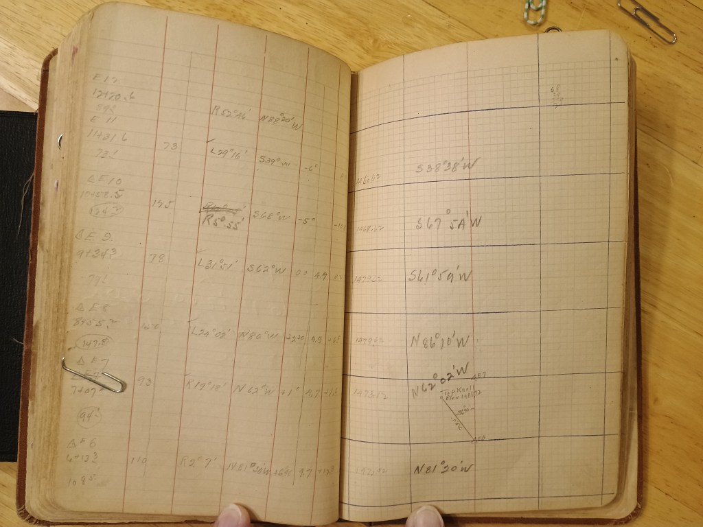 Field Book No. 704, pages 81–82