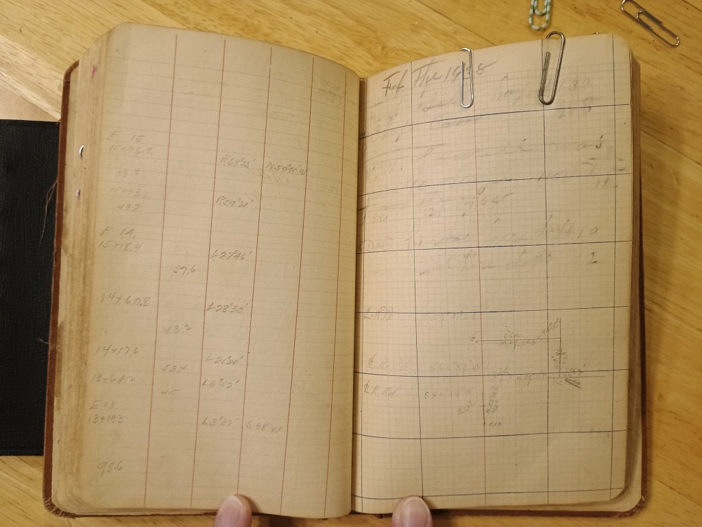 Field Book No. 704, pages 83–84
