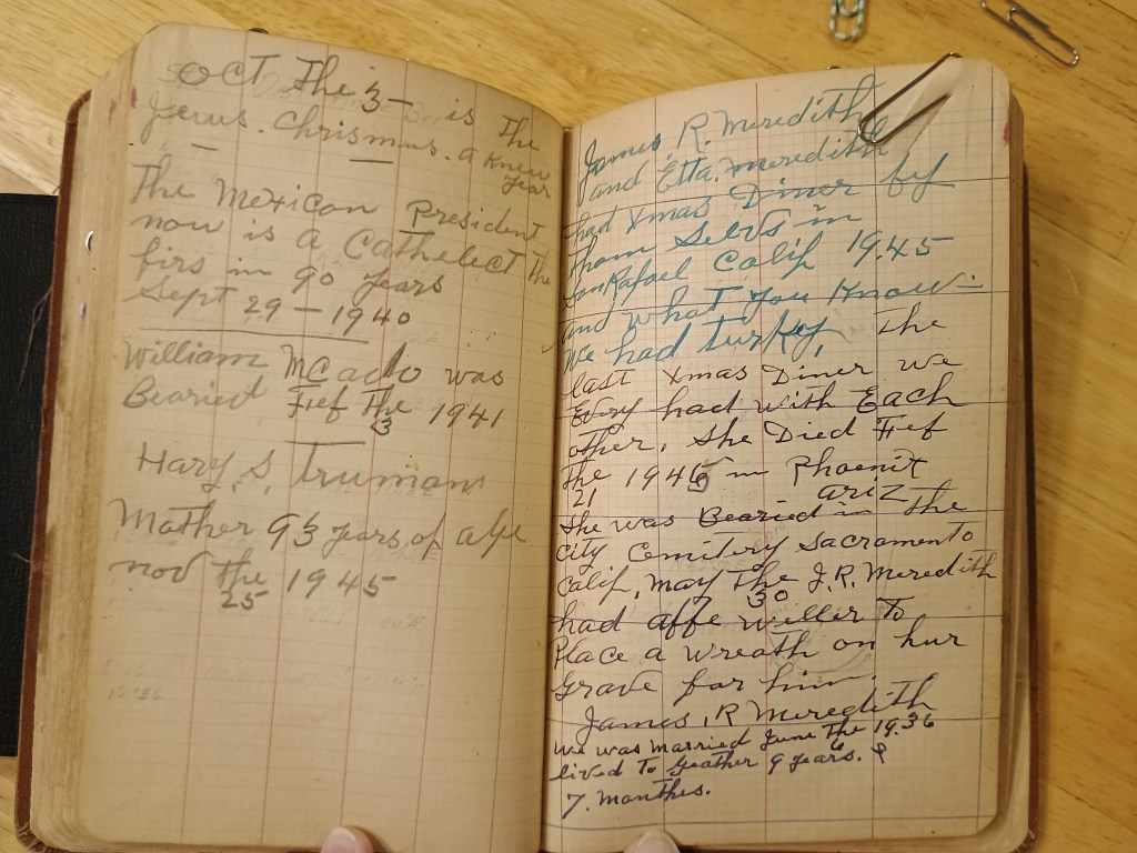 Field Book No. 704, pages 91–92