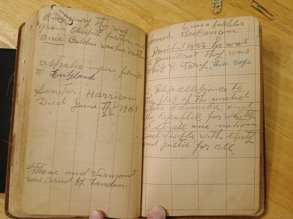 Field Book No. 704, pages 93–94