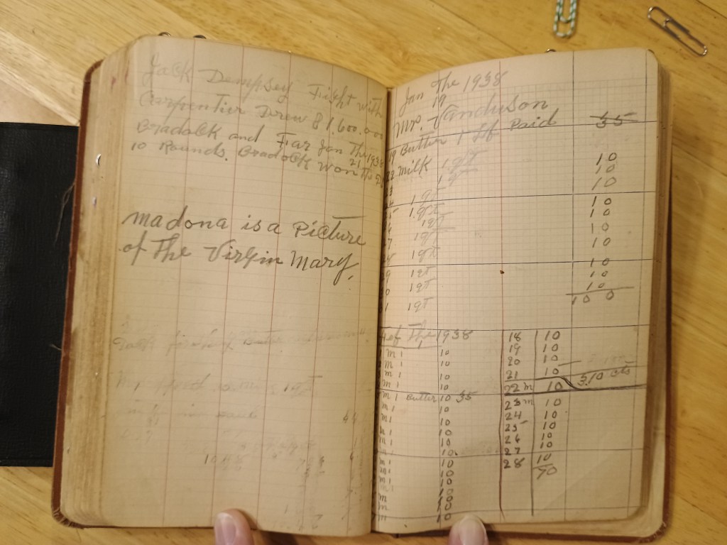 Field Book No. 704, pages 95–96