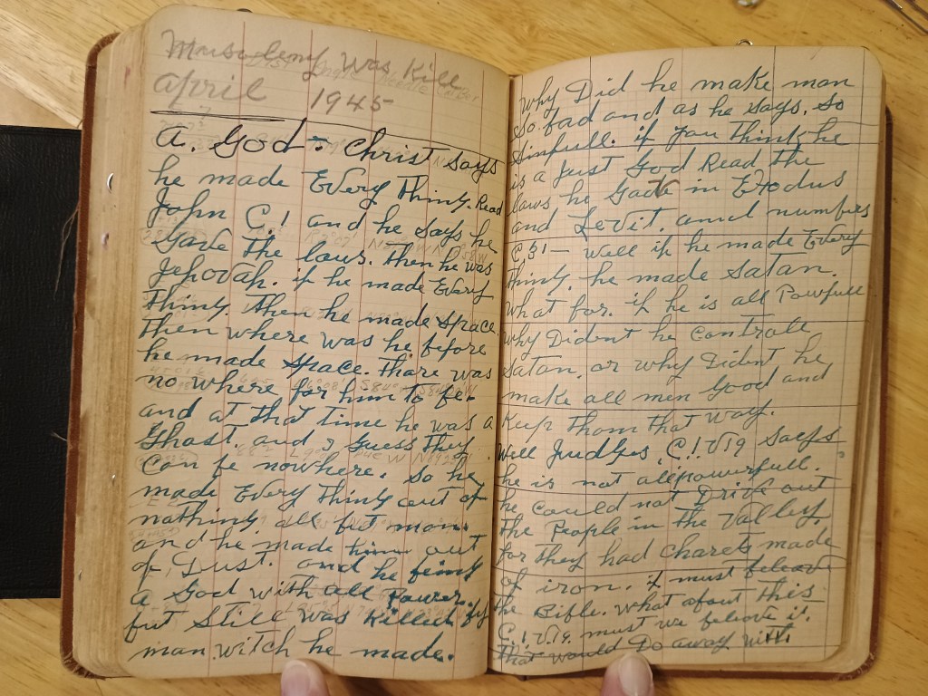 Field Book No. 704, pages 103–104