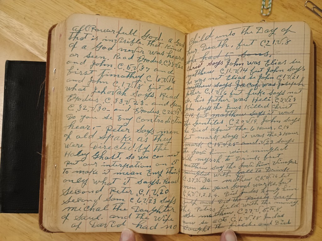 Field Book No. 704, pages 105–106