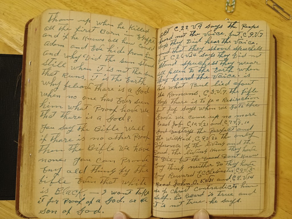 Field Book No. 704, pages 111–112