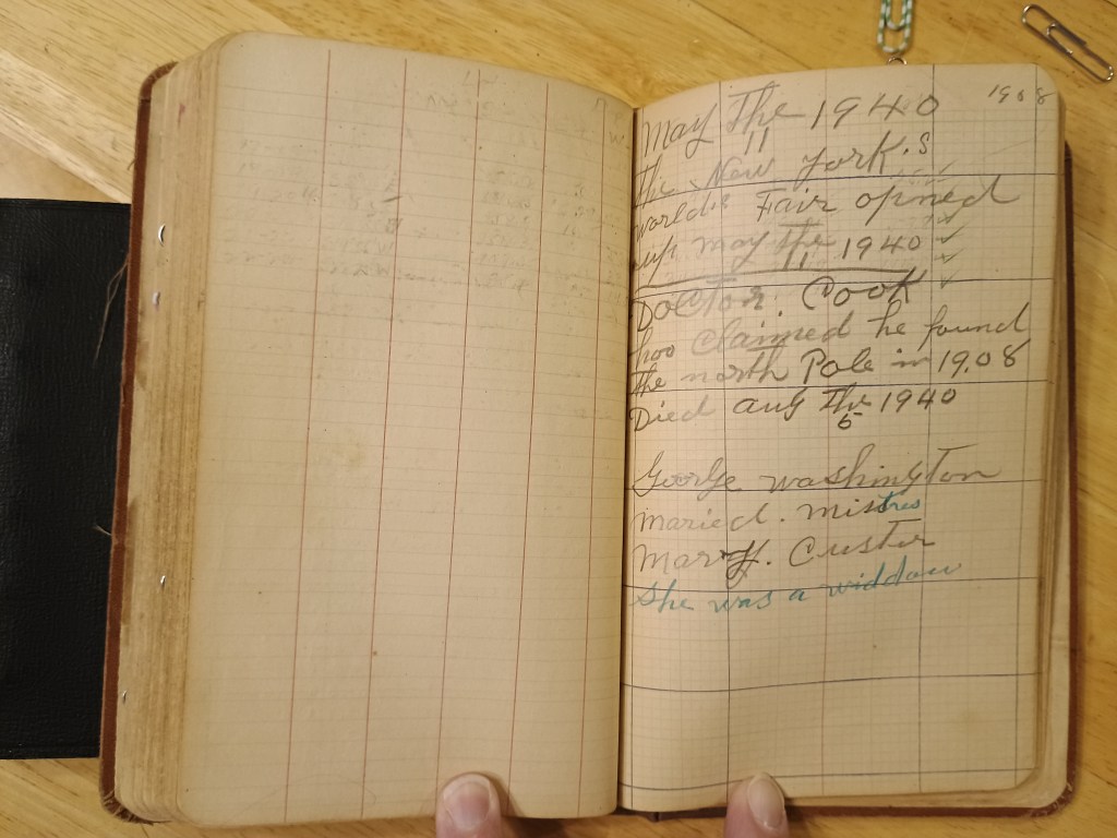Field Book No. 704, pages 119–120