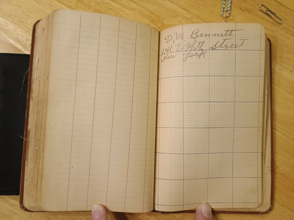 Field Book No. 704, pages 123–124
