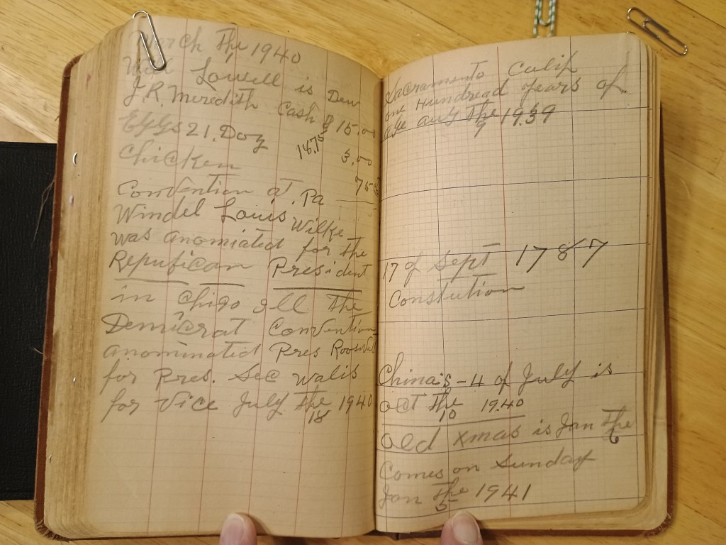 Field Book No. 704, pages 129–130