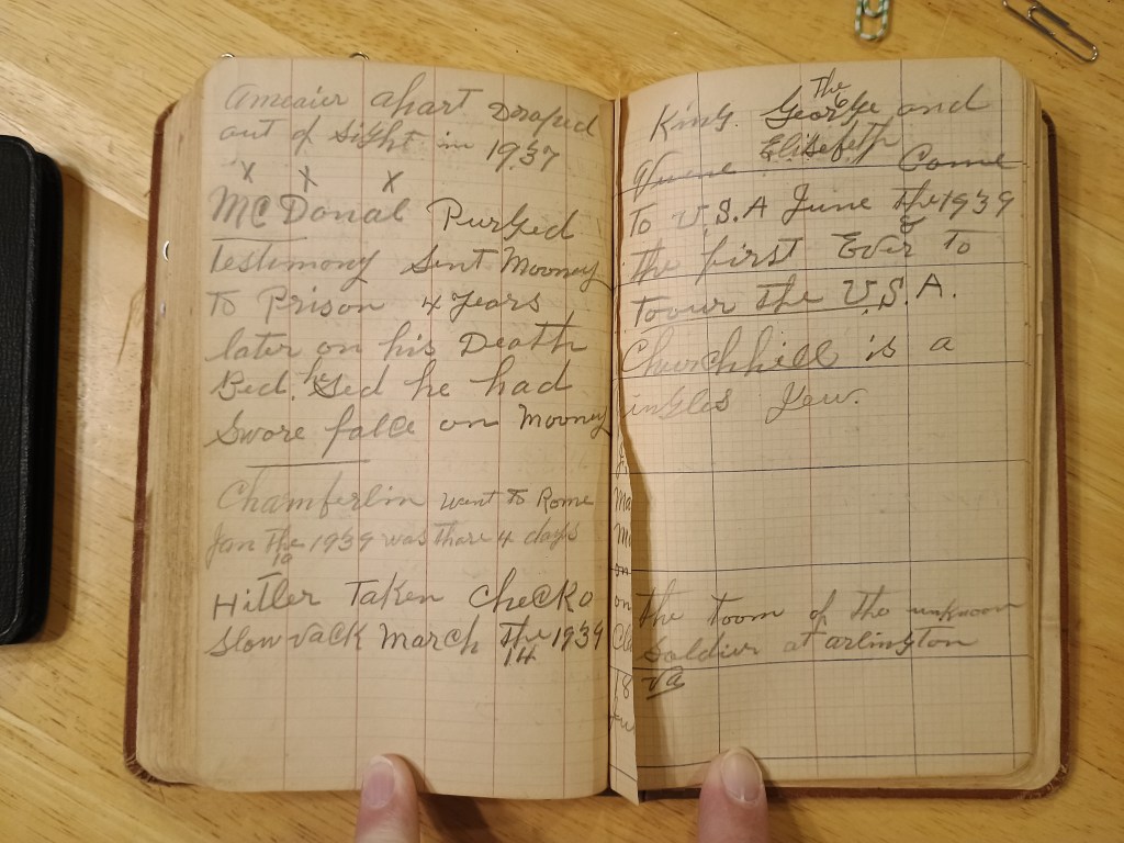 Field Book No. 704, pages 135–136