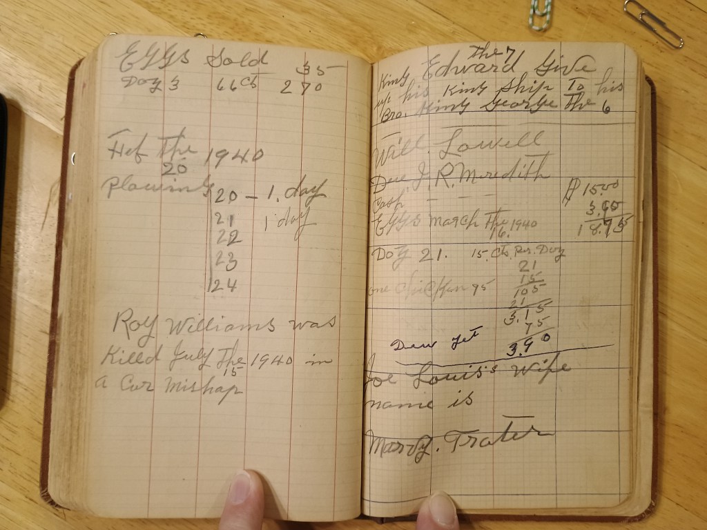 Field Book No. 704, pages 137–138