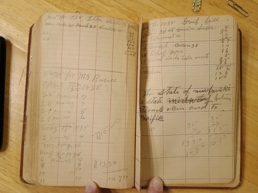 Field Book No. 704, pages 143–144