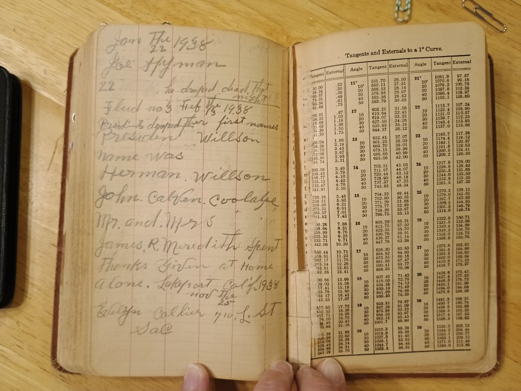 Field Book No. 704, pages 145–146