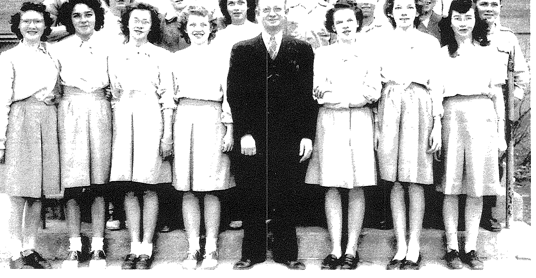 Ninth grade class photo, 1946-47